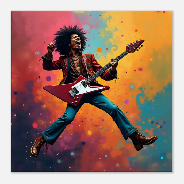 Jimi Hendrix Wall Art - Canvas Shot 5