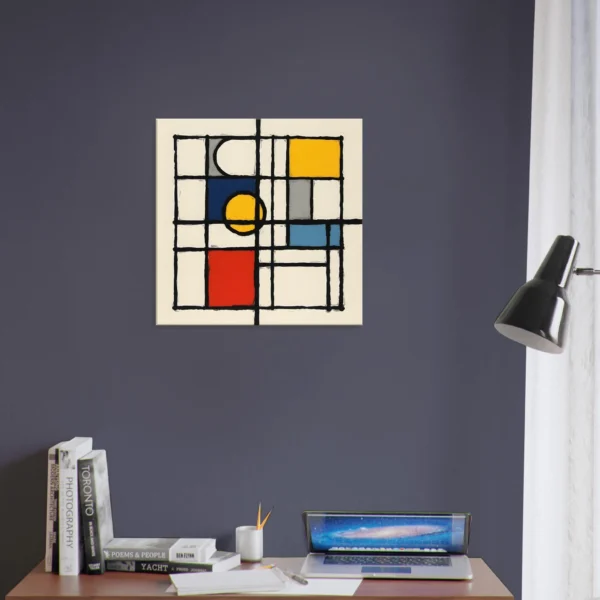 Wall Decor Piet Mondrian Style 001-11