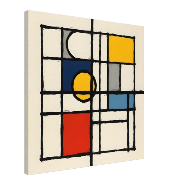 Wall Decor Piet Mondrian Style 001-1