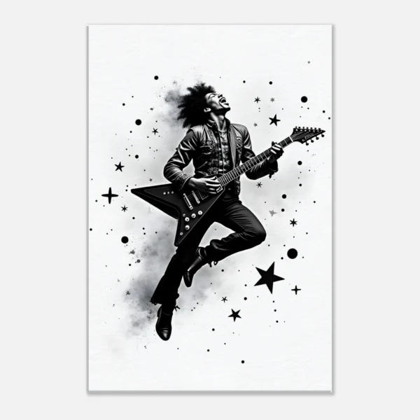 Jimi Hendrix Print - Canvas 2